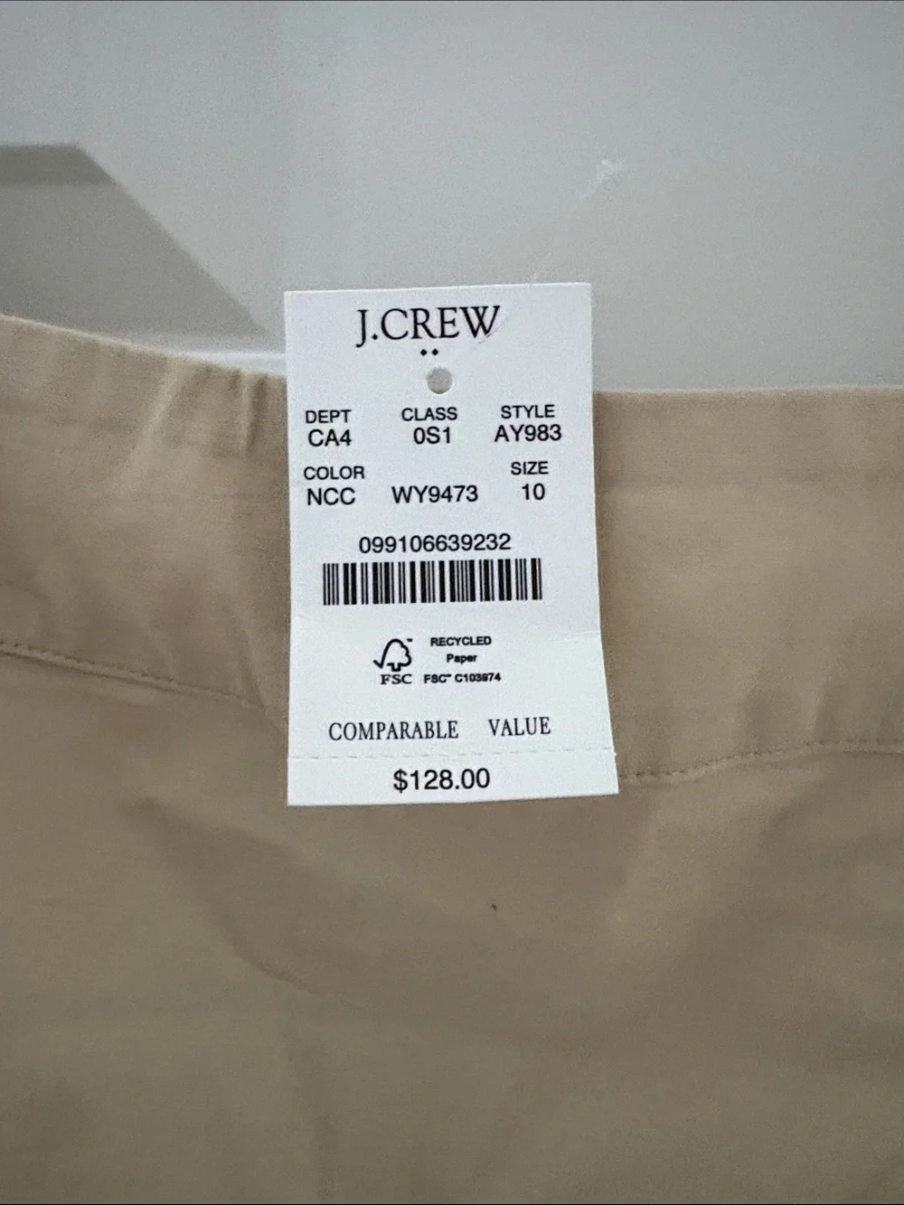 J. Crew sleeveless maxi